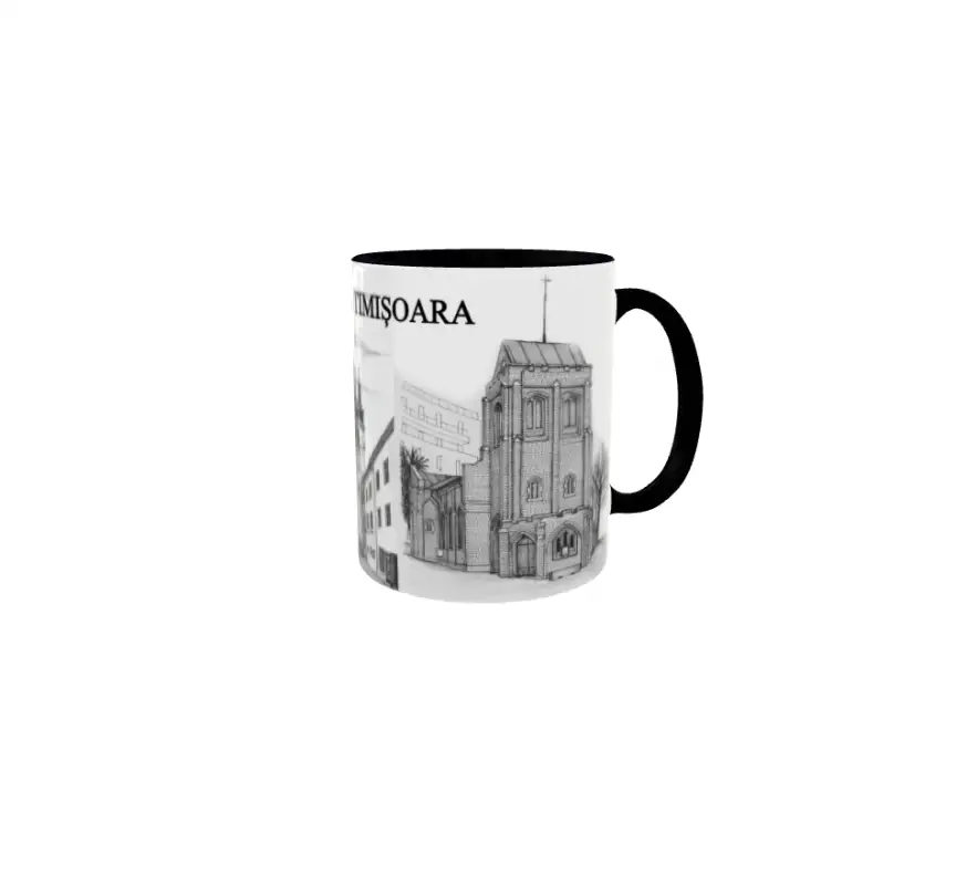 Timisoara, cana ceramica, 330ml, model 1v