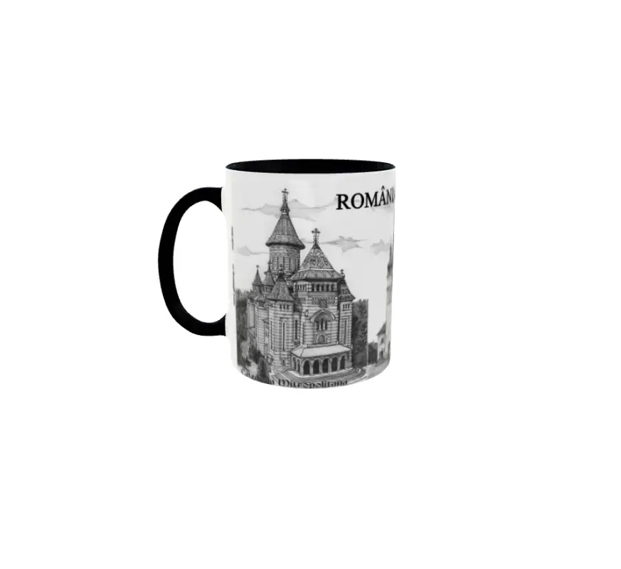 Timisoara, cana ceramica, 330ml, model 1