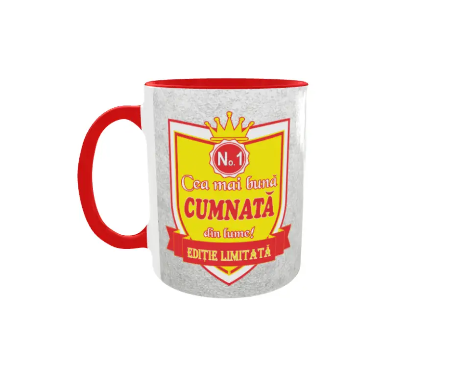 Cea mai buna cumnata din lume editie limitata, cana ceramica, 330ml, cgs1084c