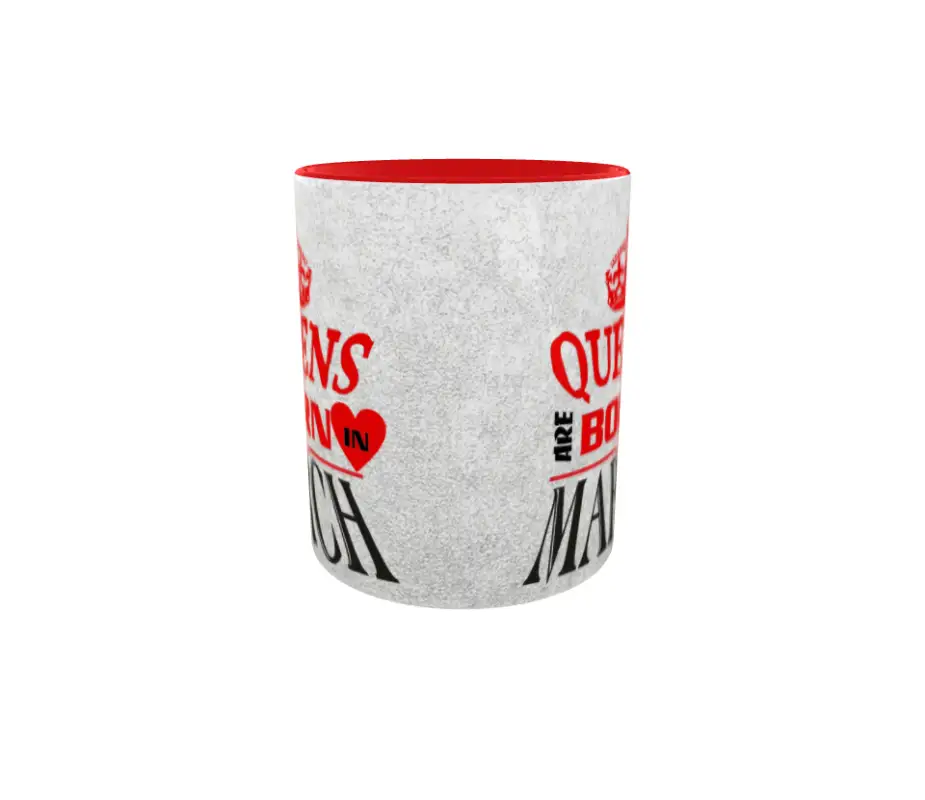 March, queens are born in, cana ceramica, 330ml, cgs1110cv