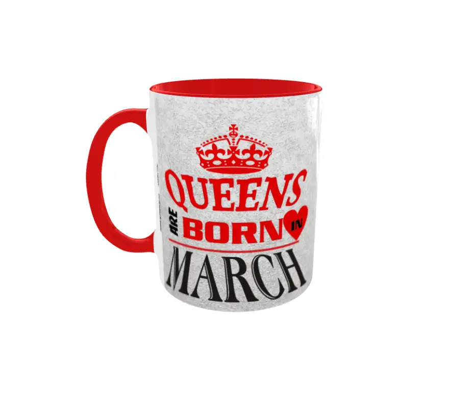 March, queens are born in, cana ceramica, 330ml, cgs1110cv