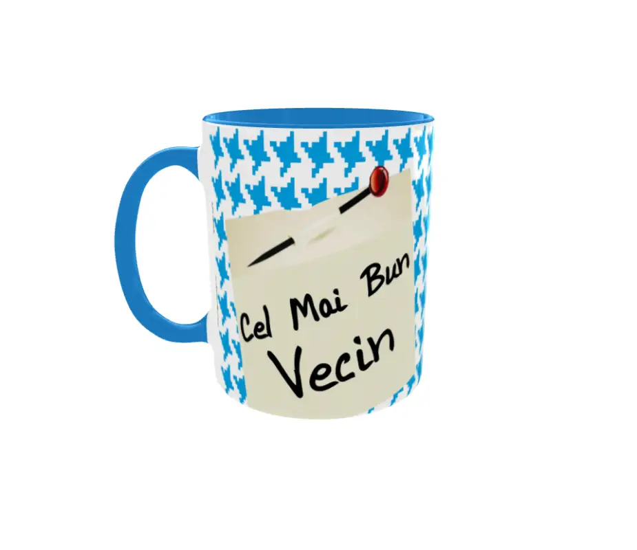Pentru cel mai bun vecin, cana ceramica, 330ml, cgs1134b