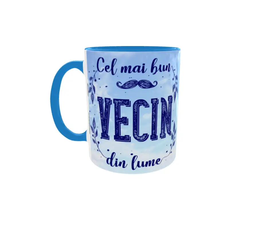Pentru cel mai bun vecin din lume, cana ceramica, 330ml, cgs1134c