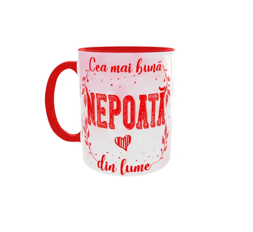 Cea mai buna nepoata din lume, cana ceramica, 330ml,  cgs1208b
