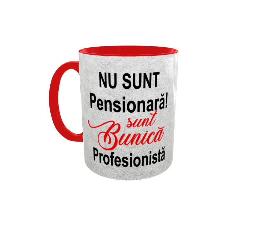 Nu sunt pensionara sunt bunica profesionista, cana ceramica, 330ml, cgs1246a