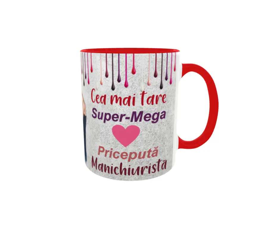 Pentru cea mai tare manichurista, cana ceramica, 330ml, cgs1249v