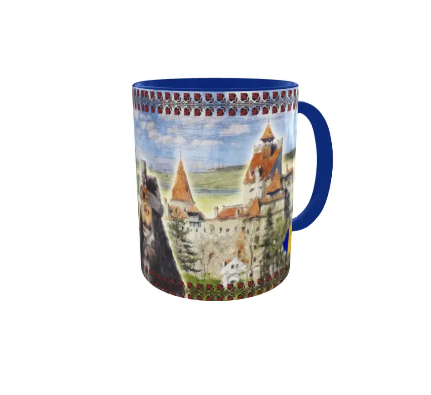 Castelul bran, cana ceramica, 330ml, cgs1395v
