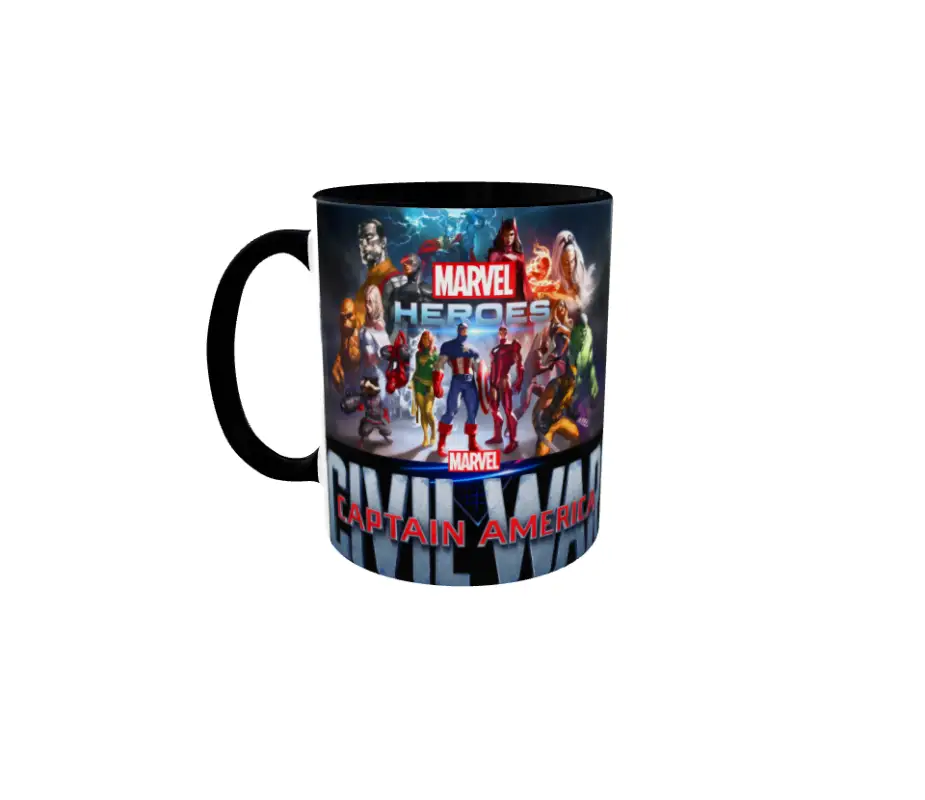 Marvel heroes, model 4, cana ceramica, 330ml