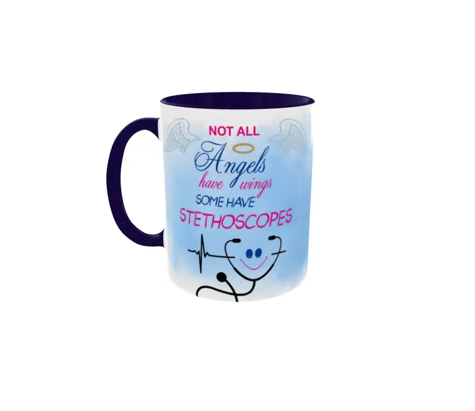 Not all angels have wings some have stethoscopes, cana din ceramica, 330mlv