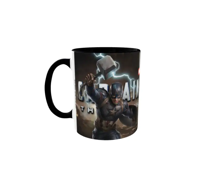 Captain america, cana din ceramica, 330ml, model 2