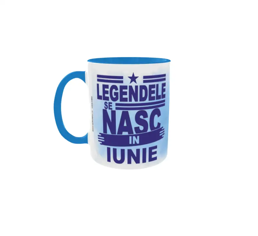 Legendele se nasc in iunie, cana din ceramica, 330ml