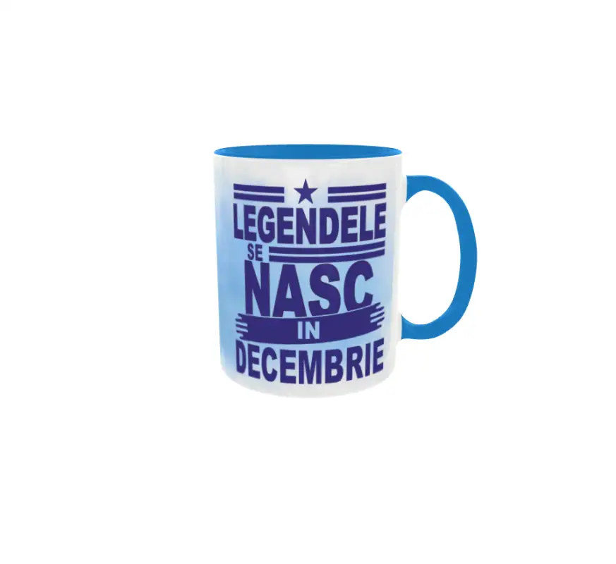 Legendele se nasc in decembrie, cana din ceramica, 330mlv