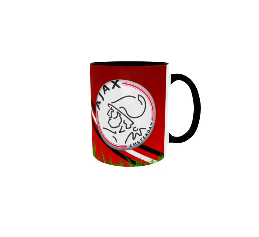 Ajax amsterdam, cana din ceramica, 330mlv