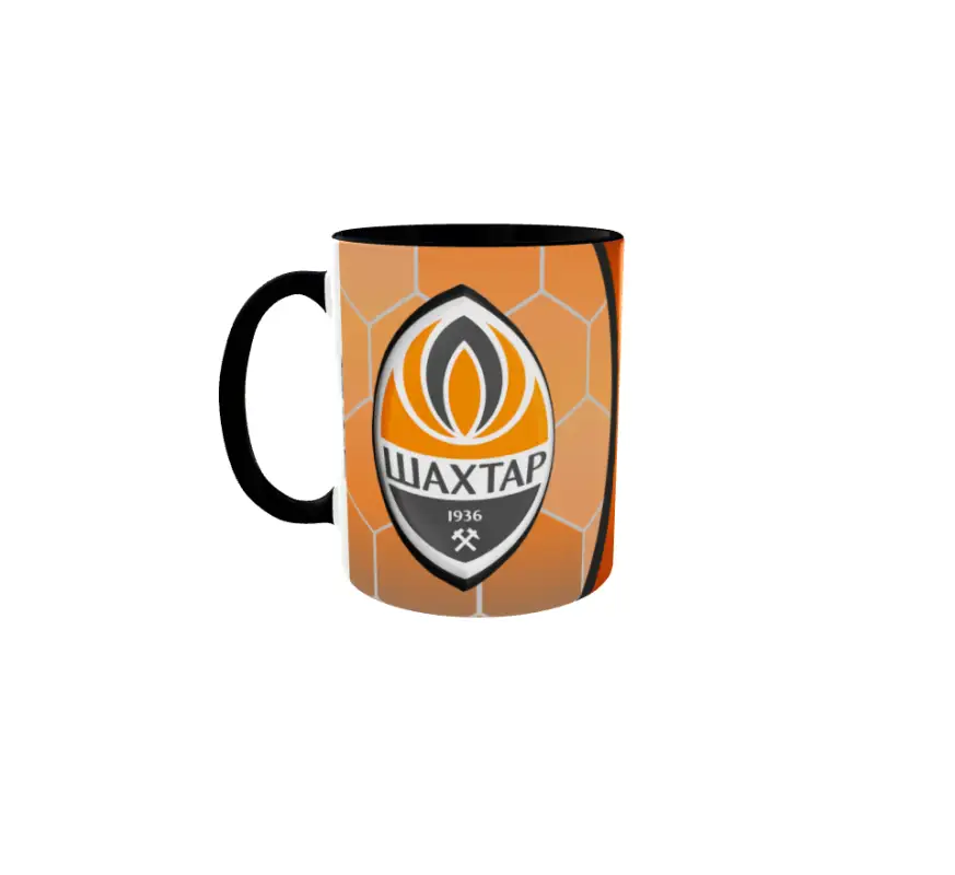 Fc shakhtar donetsk, cana din ceramica, 330ml