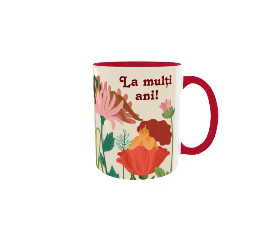 8 martie, cana din ceramica, 330ml, model 1v