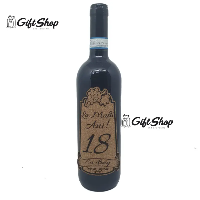 La multi ani 18 editie limitata, vin rosu cabernet sauvignon, demisec, 750ml, 13.5% alcoolv