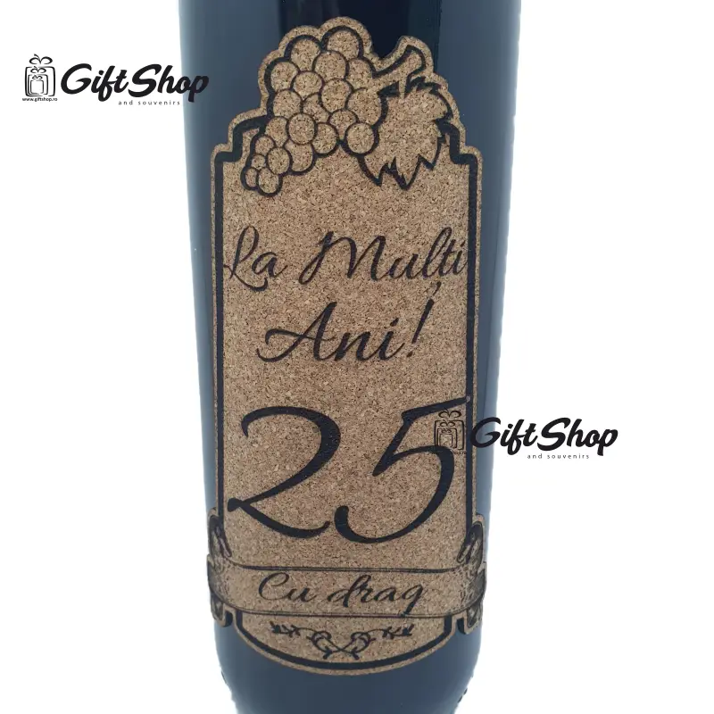 La multi ani 25 editie limitata, vin rosu cabernet sauvignon, demisec, 750ml, 13.5% alcool