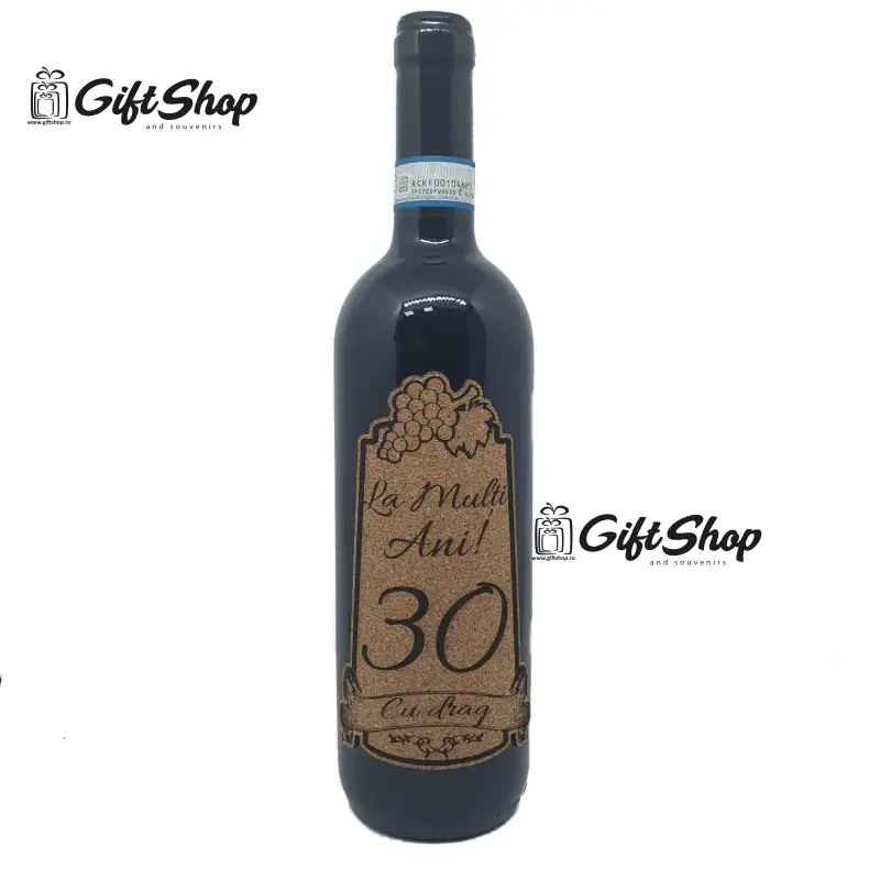 La multi ani 30 editie limitata, vin rosu cabernet sauvignon, demisec, 750ml, 13.5% alcoolv