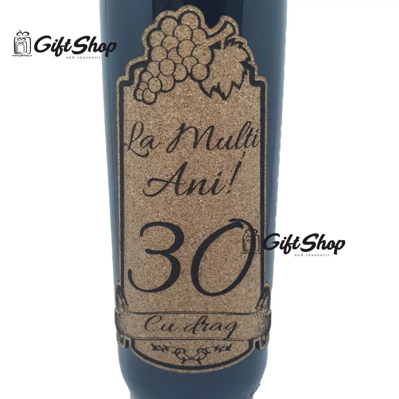 La multi ani 30 editie limitata, vin rosu cabernet sauvignon, demisec, 750ml, 13.5% alcoolv