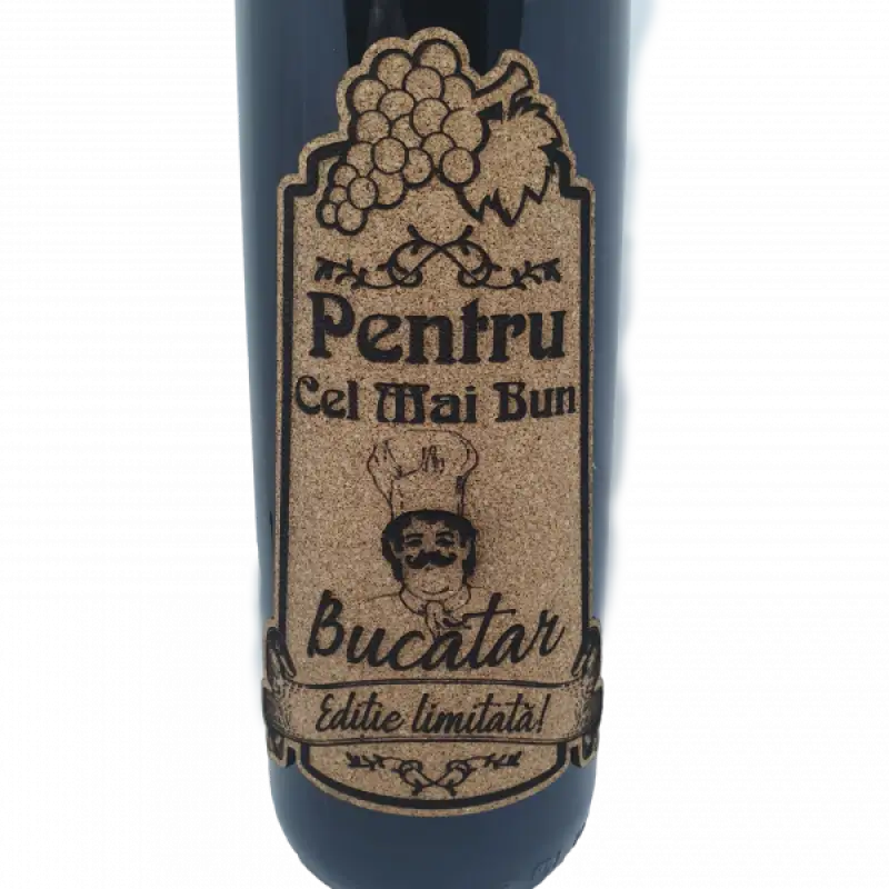 Pentru cel mai bun bucatar, eticheta pluta cu mesajv