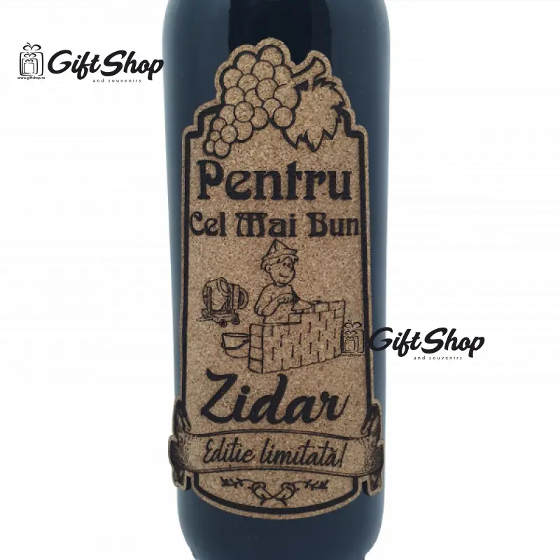Pentru cel mai bun zidar, editie limitata, vin rosu cabernet sauvignon, demisec, 750ml, 13.5% alcoolv