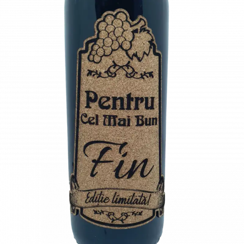Pentru cel mai bun fin, eticheta pluta cu mesajv
