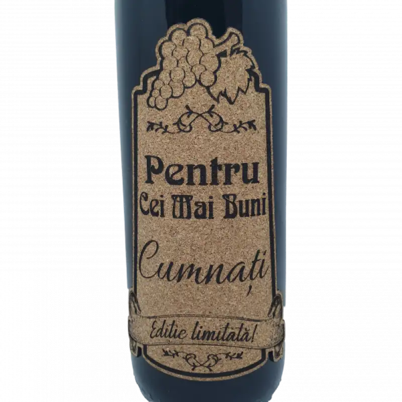 Pentru cei mai buni cumnati, eticheta pluta cu mesajv