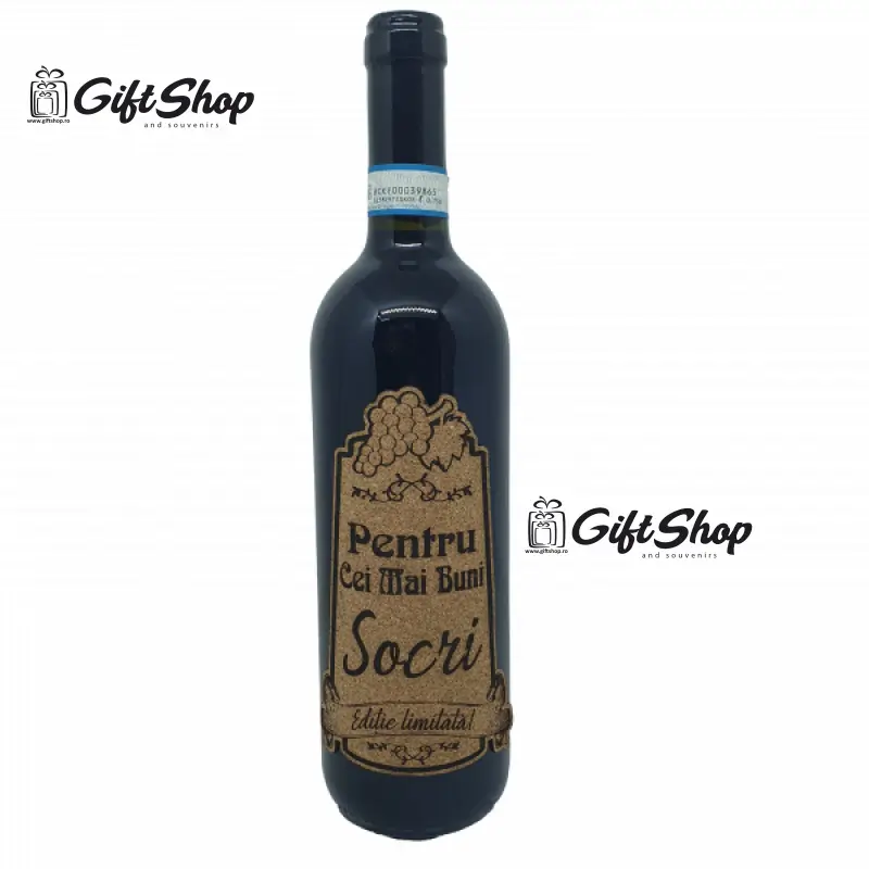 Pentru cei mai buni socri, editie limitata, vin rosu cabernet sauvignon, demisec, 750ml, 13.5% alcoolv