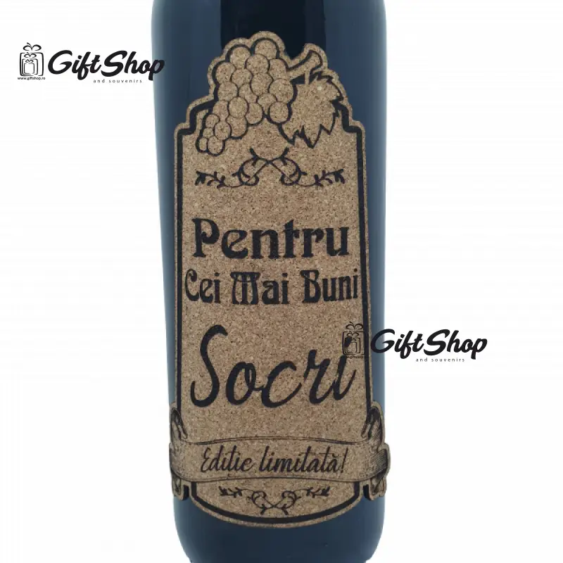 Pentru cei mai buni socri, editie limitata, vin rosu cabernet sauvignon, demisec, 750ml, 13.5% alcoolv