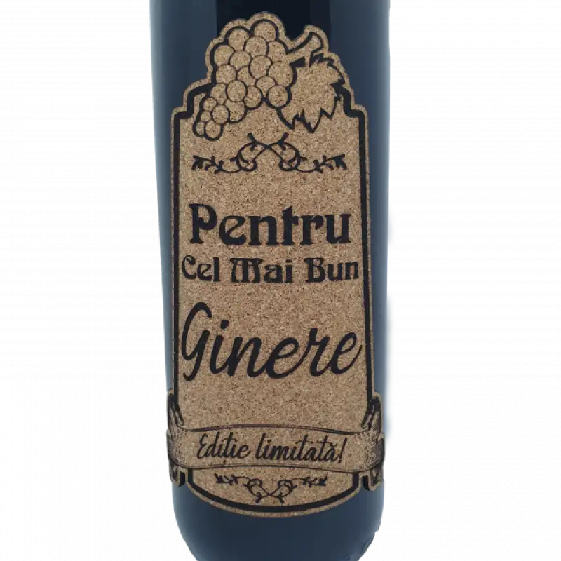 Pentru cel mai bun ginere, eticheta pluta cu mesajv