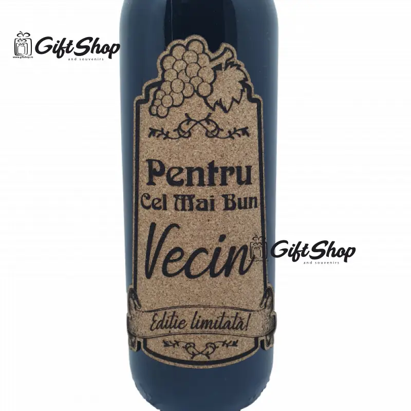 Pentru cel mai bun vecin, editie limitata, vin rosu cabernet sauvignon, demisec, 750ml, 13.5% alcool