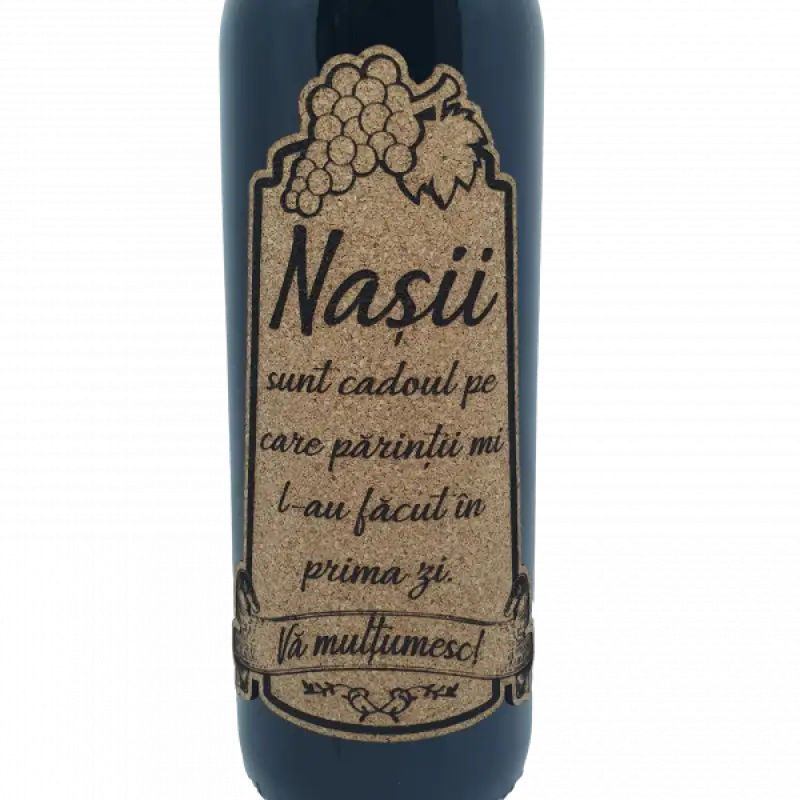 Nasii sunt cadoul, eticheta pluta cu mesajv