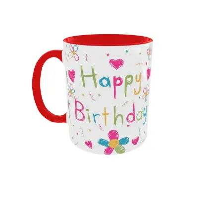 Happy birthday, cana ceramica, 330ml, cgs1059
