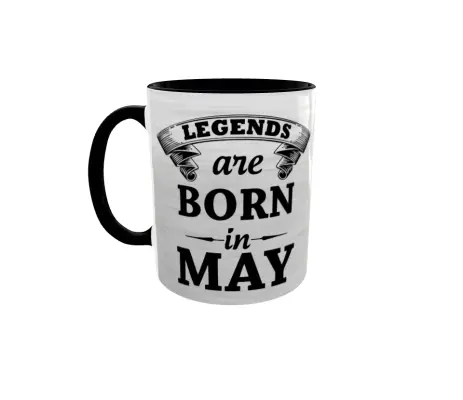 May, legends are born in, cana ceramica, 330ml, cgs1109e