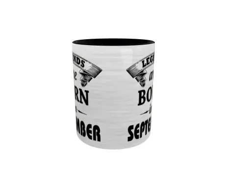 September, legends are born in, cana ceramica, 330ml, cgs1109i