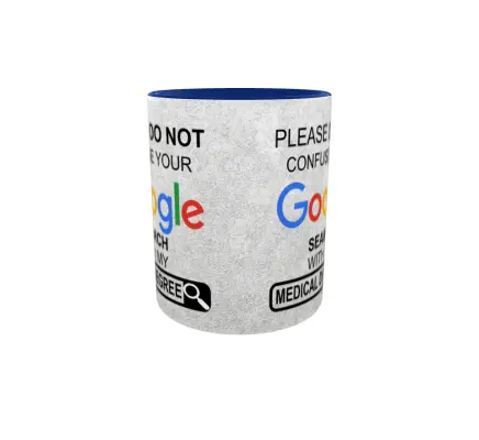 Please do not confuse your google..., cana ceramica, 330ml, gs1236