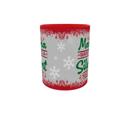 All mama whants is a silent night, cana ceramica, 330ml, cgs1243