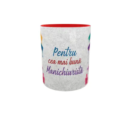 Pentru cea mai tare manichiurista, cana ceramica, 330ml, cgs1250a