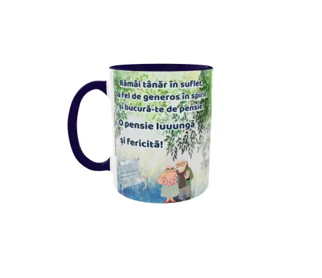 Ramai tanar in suflet, cana din ceramica, 330ml