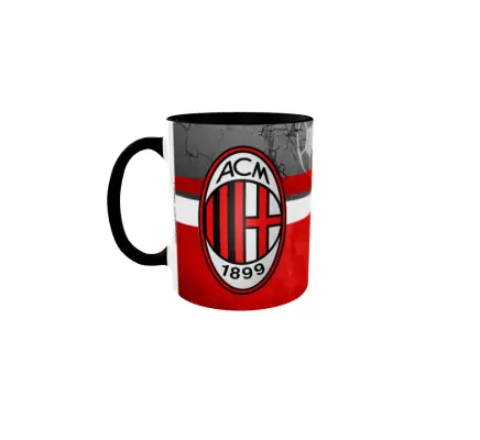 Ac milan, cana din ceramica, 330ml