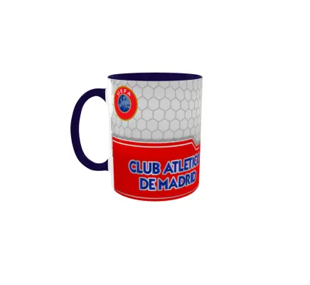 Club atletico de madrid, cana din ceramica, 330ml