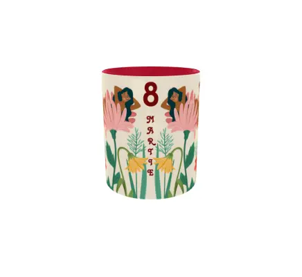 8 martie, cana din ceramica, 330ml, model 1