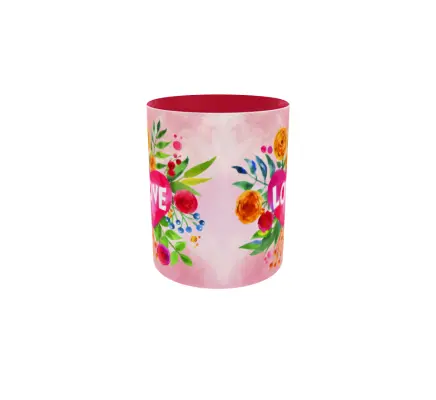 Love, cana din ceramica, 330ml, model 1