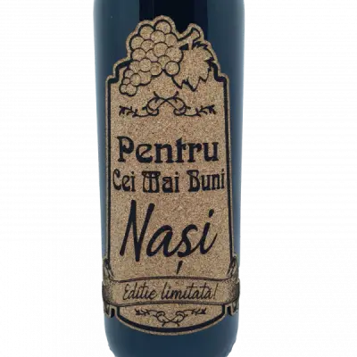 Pentru cei mai buni nasi, eticheta pluta cu mesaj