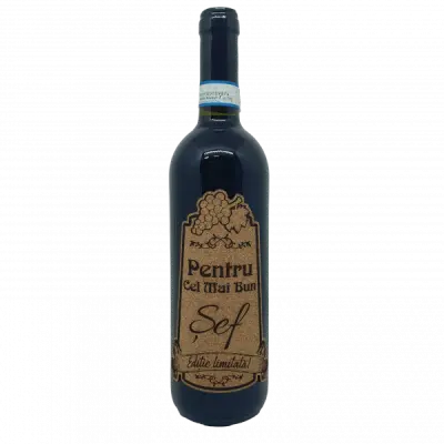 Pentru cel mai bun sef, eticheta pluta cu mesaj