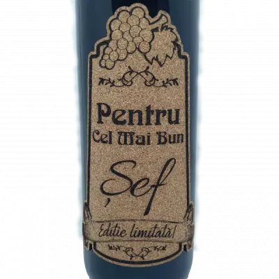 Pentru cel mai bun sef, eticheta pluta cu mesaj