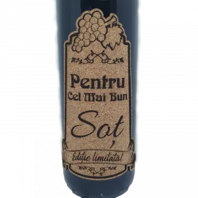 Pentru cel mai bun sot, eticheta pluta cu mesaj