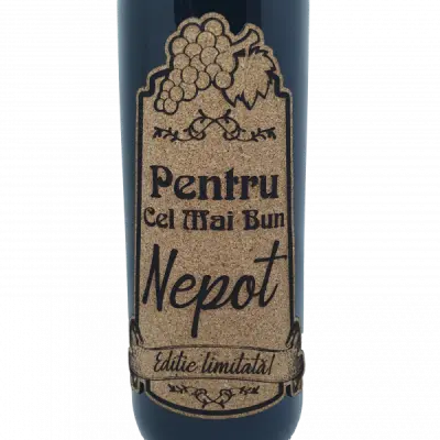 Pentru cel mai bun nepot, eticheta pluta cu mesaj