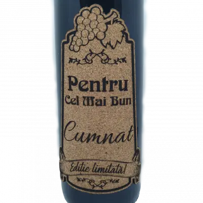 Pentru cel mai bun cumnat, eticheta pluta cu mesaj