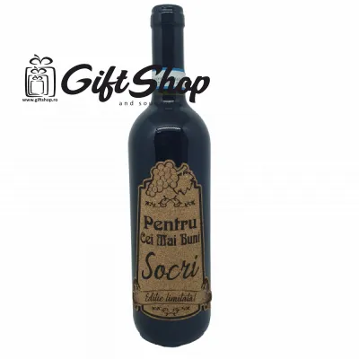 Pentru cei mai buni socri, editie limitata, vin rosu cabernet sauvignon, demisec, 750ml, 13.5% alcool